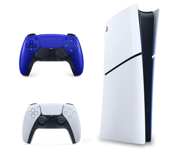Sony PlayStation 5 Slim Digital (Fortnite ) +  pad Cobalt Blue - 1298476 - zdjęcie 2